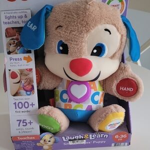 Fisher-Price Laugh & Learn Puppy - Blue and Red NWT